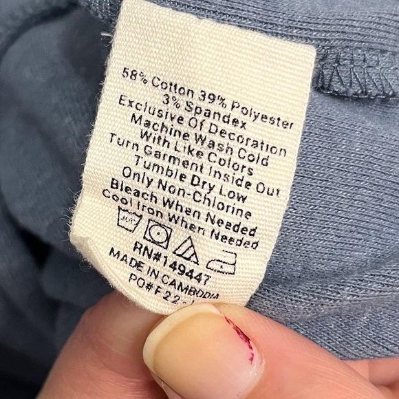 The Normal Brand Puremeso Weekend Quarter Zip in Mineral Blue Mens Size XXL - Picture 10 of 13